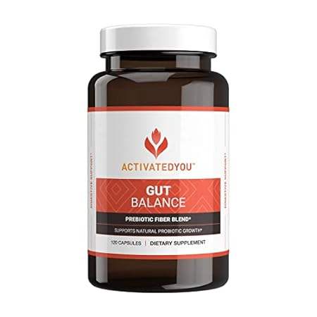 ACTIVATEDYOU Gut Balance， Prebiotic Fiber， Digestive Heal