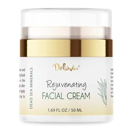 Deluvia Face Moisturizer Cream with Organic Aloe Vera， Or