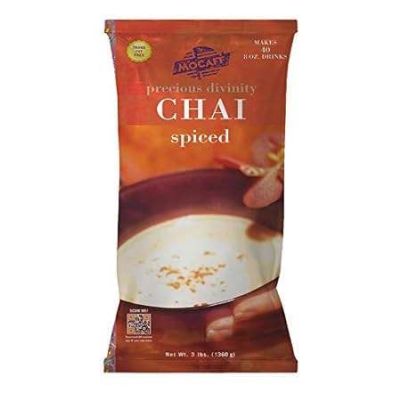 MOCAFE Precious Divinity Spiced Chai Tea Mix， 3-Pound Bag