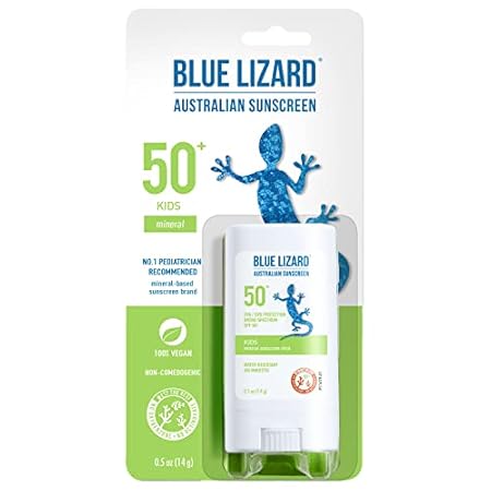 BLUE LIZARD Mineral Sunscreen Stick with Zinc Oxide SPF 5