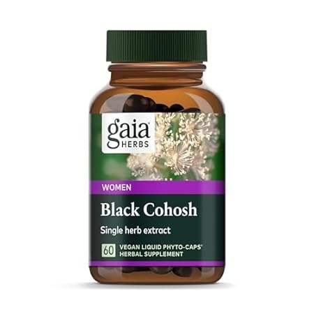 Gaia Herbs Black Cohosh - Menopause Support Supplement to