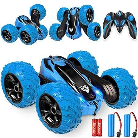 KKONES Remote Control car，2.4GHz Electric Race Stunt Car，