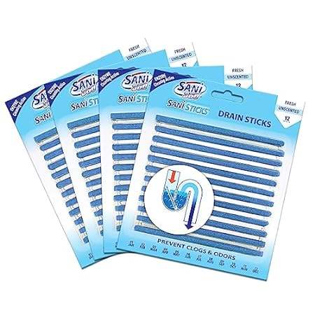 SANI 360° Sani Sticks Drain Cleaner and Deodorizer, Enzym