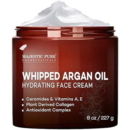 Majestic Pure Whipped Argan Oil Moisturizer Face Cream fo