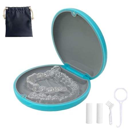 Maoerdental Retainer Case，Cute Slim Aligner Case Compatib
