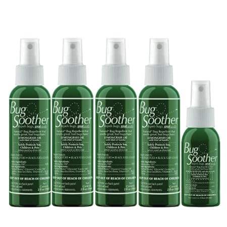Bug Soother Spray (4， 2 oz) - Natural Mosquito， Gnat and