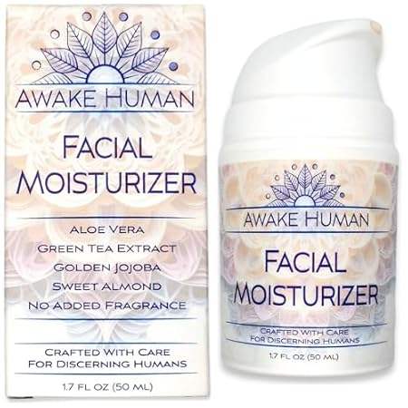 Natural Face Moisturizer with Aloe and Green Tea， Facial