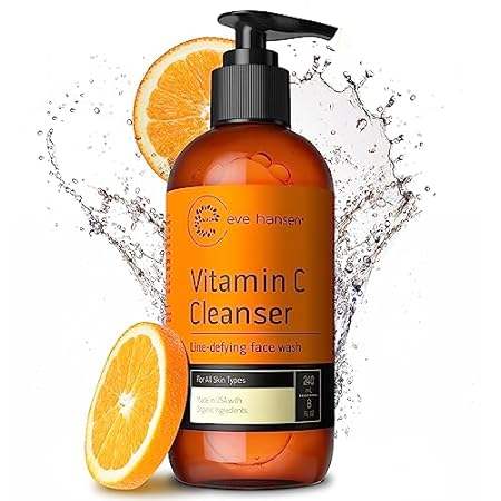 Vitamin C Cleanser Face Wash | HUGE 8 oz Anti Aging Facia