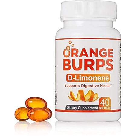 Orange Burps D-Limonene Supplement for Digestive Health，