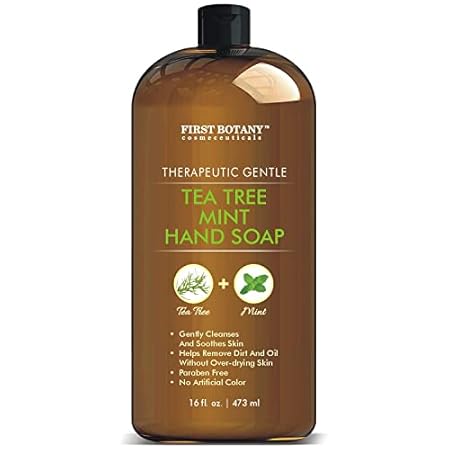First Botany Tea Tree Mint Hand Soap - Liquid Hand Soap w