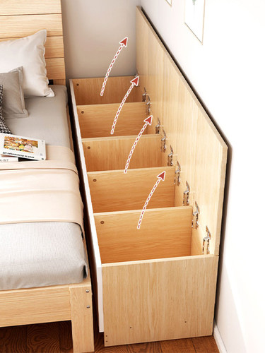 床头柜简易柜子床边柜卧室夹缝长条柜简约现代缝隙窄柜床尾储物柜