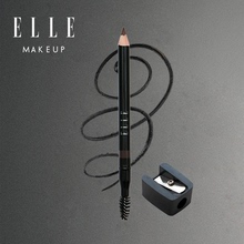 ELLE立体塑形双头眉笔自然立体易上色不易晕染眉笔女初学者刀削式