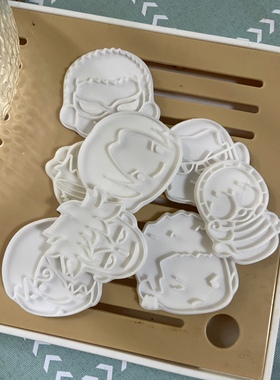 老顽童烘焙饼干模具Q萌海贼王航海王路飞3D打印家用儿童diy定制