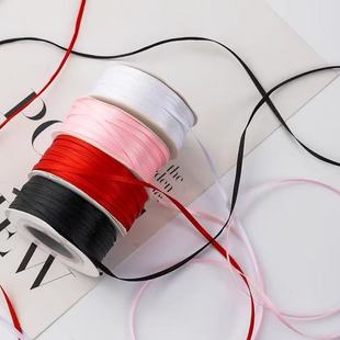 0.3cm细丝带双面涤纶织带烘焙蛋糕装 缎带 饰DIY蝴蝶结礼品花束包装