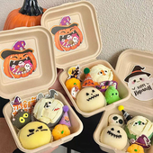 饰南瓜黑猫幽灵烘焙装 2025网红同款 万圣节便当盒甜品蛋糕装 扮插件