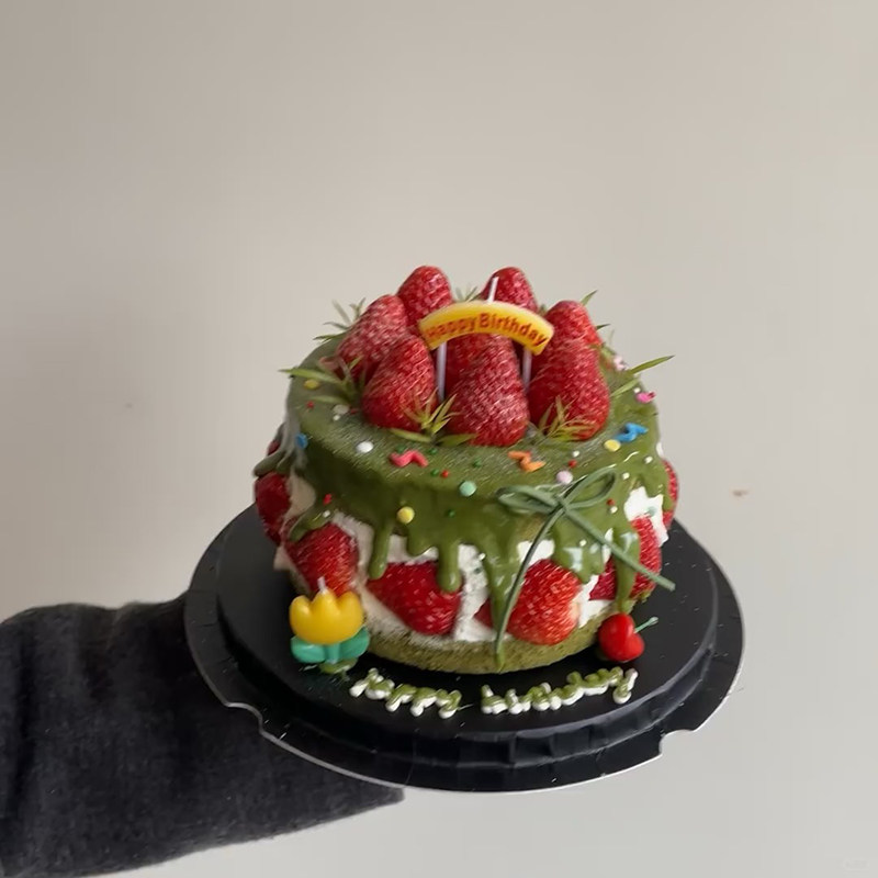 小清新春日草莓蛋糕装饰抹茶甜品小蜡烛简约系烘焙甜品装扮插件,节庆用品/礼品,蛋糕/烘焙装饰用品,淘宝优惠券,粉丝福利购,淘宝优惠卷