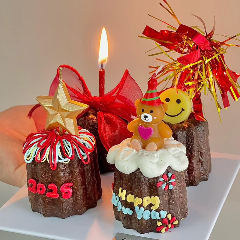 小红书爆款可露丽跨年元旦甜品蛋糕装饰红金雨丝小熊蜡烛装扮插件,节庆用品/礼品,蛋糕/烘焙装饰用品,淘宝优惠券,粉丝福利购,淘宝优惠卷