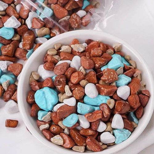 烘焙蛋糕装饰装扮石头糖巧克力