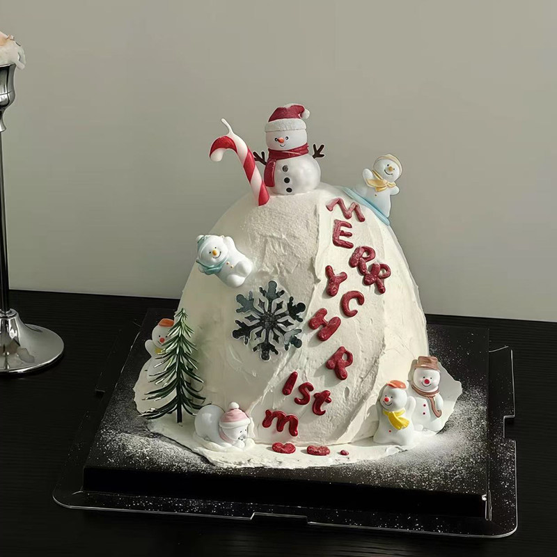 2025圣诞节滑雪主题甜品蛋糕装饰卡通可爱小雪人摆件拐杖蜡烛装扮,节庆用品/礼品,蛋糕/烘焙装饰用品,淘宝优惠券,粉丝福利购,淘宝优惠卷