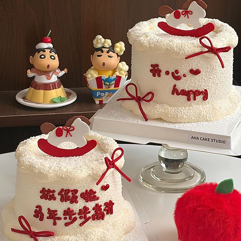 2026马年蛋糕装饰摇摇马亚克力步步高升double快乐除夕夜装扮插件,节庆用品/礼品,蛋糕/烘焙装饰用品,淘宝优惠券,粉丝福利购,淘宝优惠卷