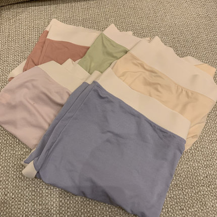 内裤女中高腰纯棉大码胖mm200斤少女日系抗菌透气薄款无痕三角裤