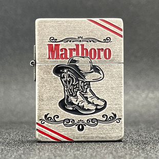 ZIPPO正品之宝打火机 千语原版复古DIY 1935古银万宝路西部牛仔