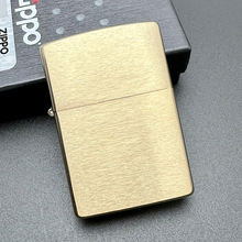 ZIPPO正品之宝打火机 美版原版常规 204B黄铜拉丝光板