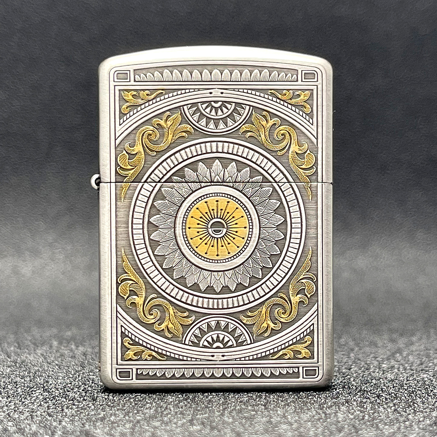 ZIPPO正品之宝打火机 千语原版鎏金DIY 盔甲/1941双面曼陀罗唐草