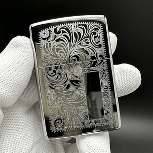 之宝打火机 银色镜面 美版 常规 威尼斯人352 原版 ZIPPO正品