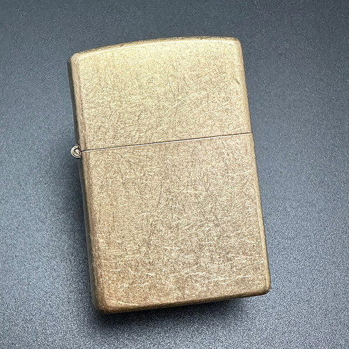 ZIPPO正品之宝打火机金花砂光板