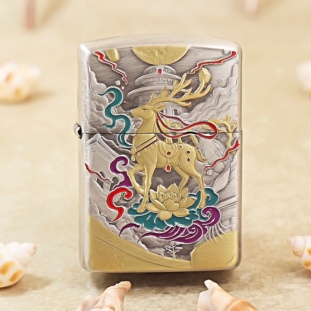 ZIPPO正品之宝打火机敦煌九色鹿