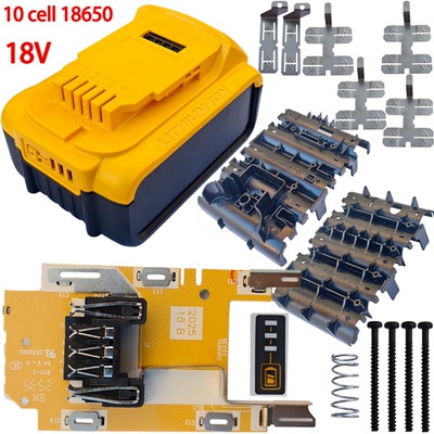 适用于DEWALT DCB184 DCB183 18V 10 5 CELL 18650  Battery box
