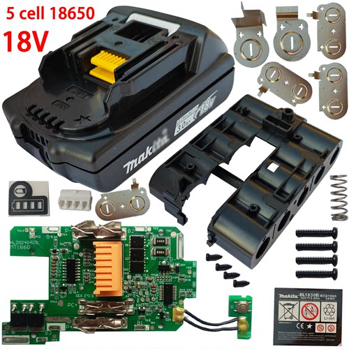 适用于makita BL1860 18v 5 cell 18650
