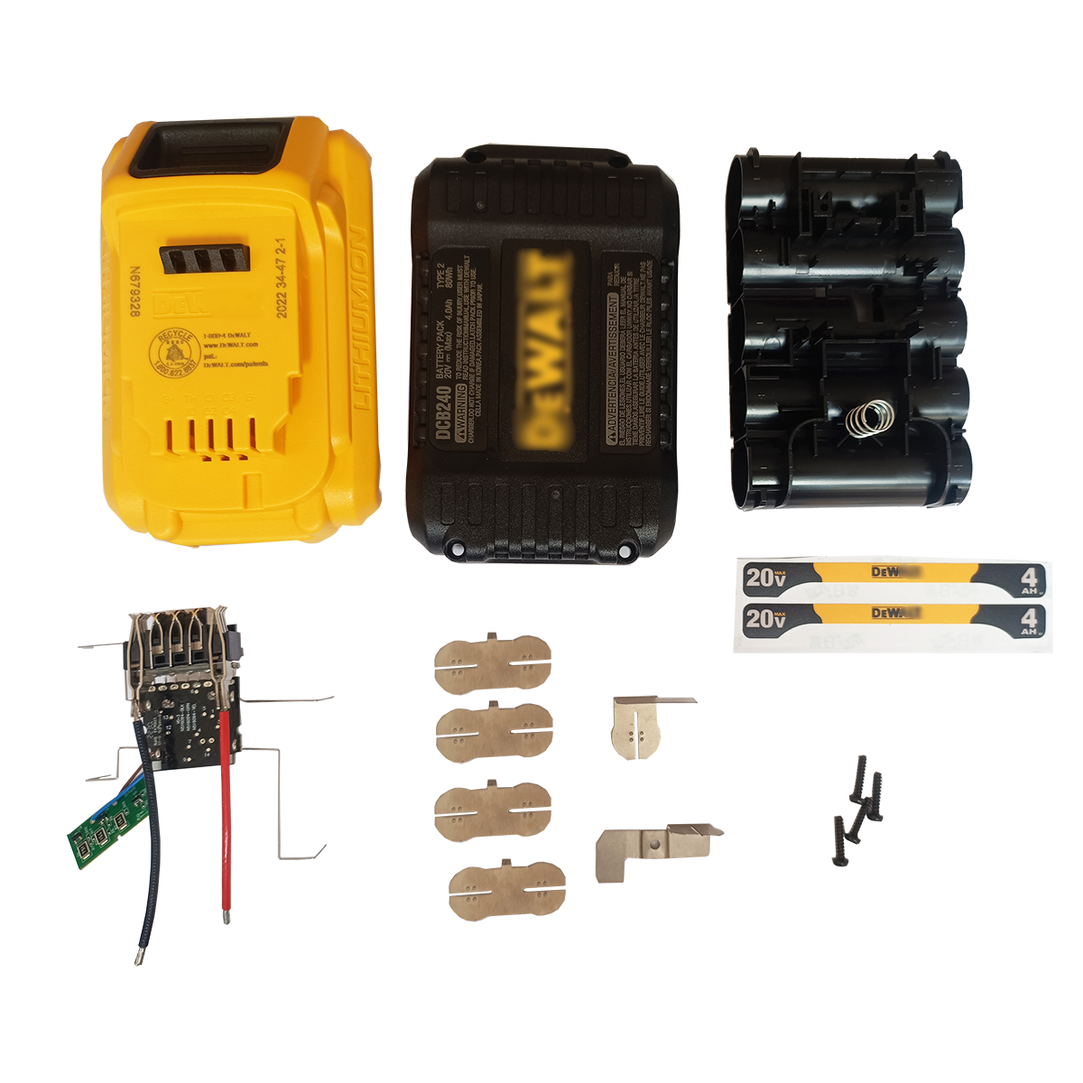 适用于DEWALT  DCB204  18V 5 CELL 21700 Battery box