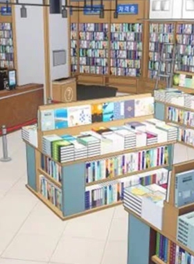 【acon3d】书店标价可直拍 绘画辅助参考 草图大师模型 su模型