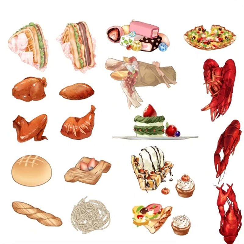 30-CSP食物笔刷【8支】