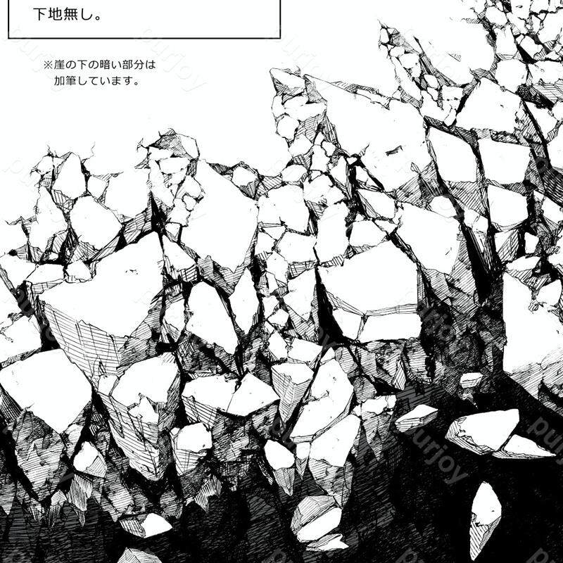 【CSP笔刷素材】岩石崩裂特效等合集