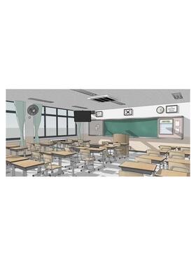 SU草图大师室内模型ACON3D漫画acon3d模型 自购回