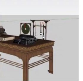 acon3d中国宋明家具组su模型 草图大师skp格式