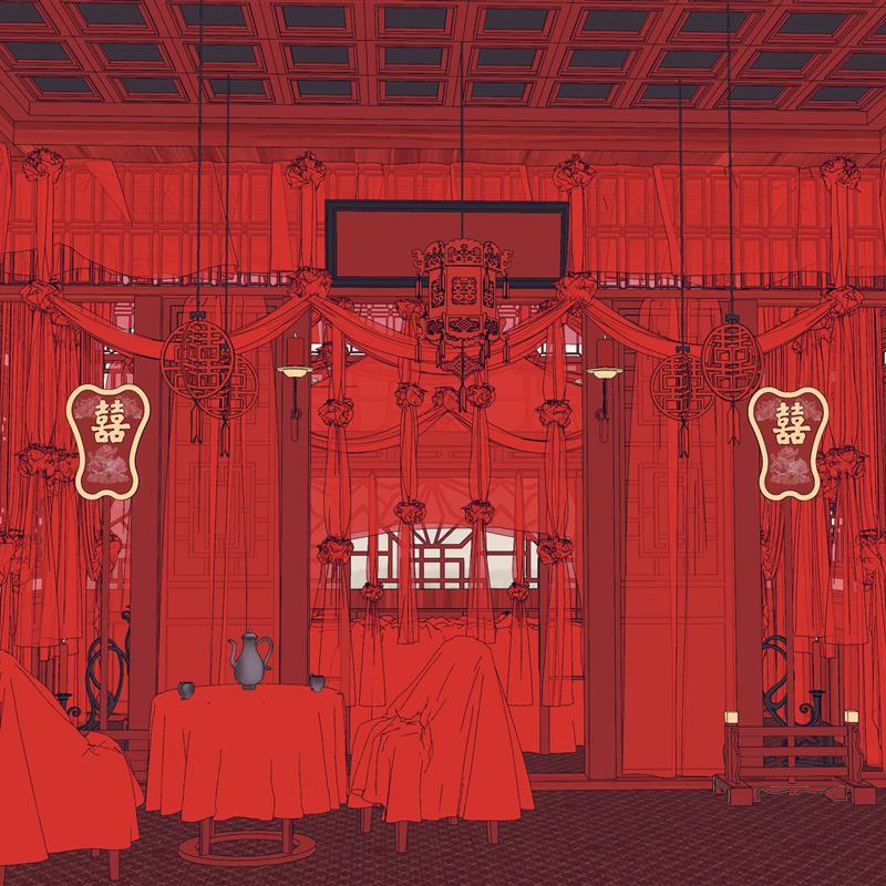 acon3d  su模型 021大婚 古代 三件套