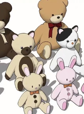 【acon3d】缝制木偶集锦