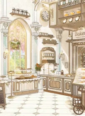 【acon3d】热烘烘的面包店  可直拍