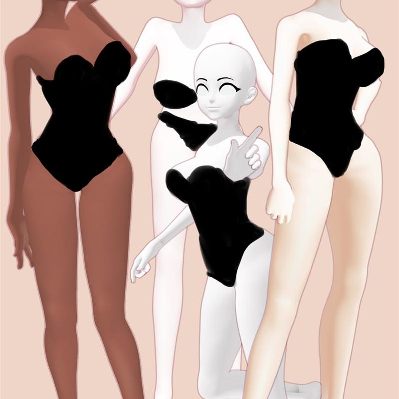 【csp笔刷】【优动漫笔刷】动漫人物模型(可动可套动作)