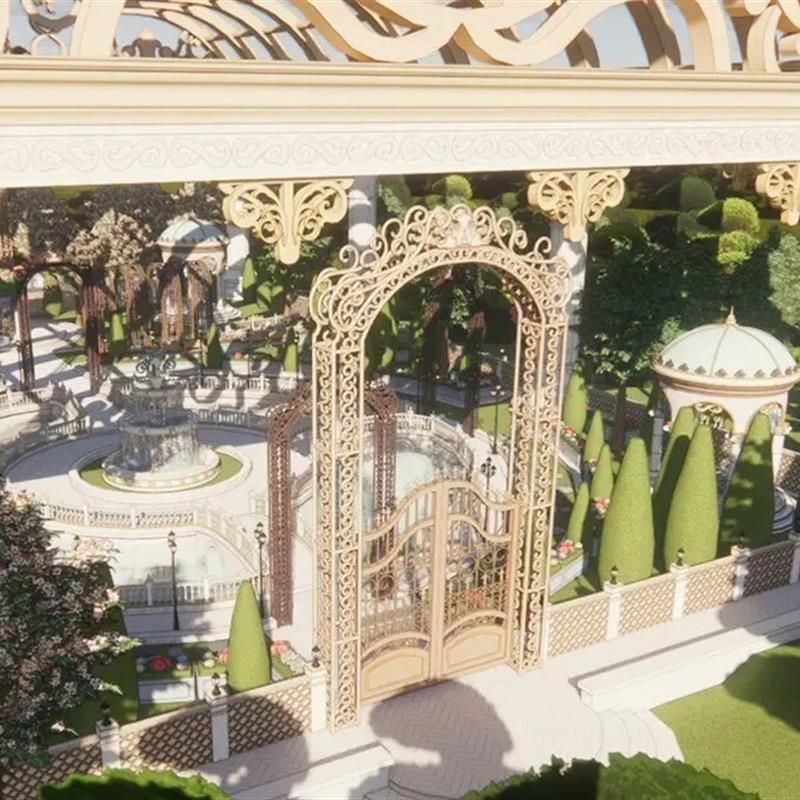 【acon3d】浪漫幻想欧洲风-庭院