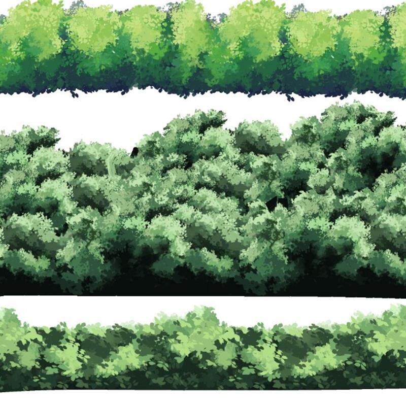 csp草丛笔刷三支sut格式