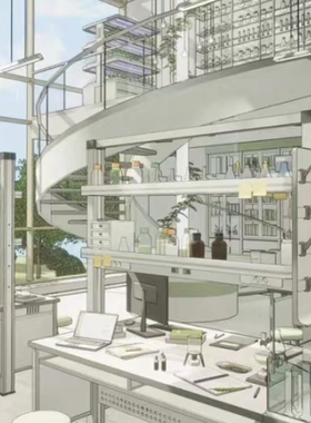 【acon3d】科学家的实验室  可直拍