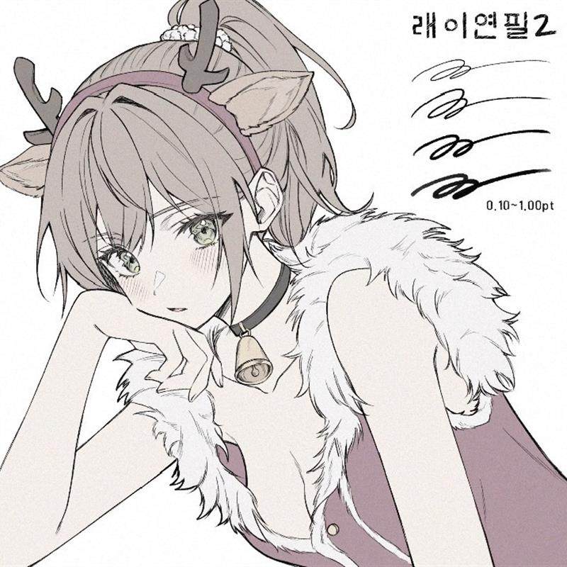 【sp笔刷】勾线笔csp/优动漫通用