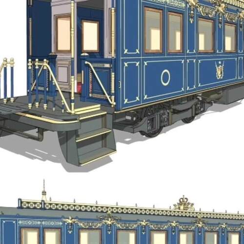 【acon3D模型】 火车站、蒸汽机车和各种载重器组 包含