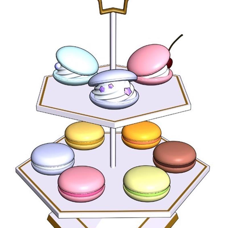 【csp模型】马卡龙3D食物