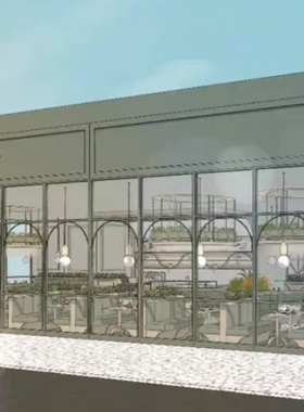 【acon3d】Fancy咖啡厅  标价可直拍 skp格式